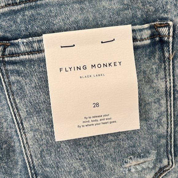 FLYING MONKEY - HIGH RISE CROP SLIM STRAIGHT - F5104 - Picture 6 of 12
